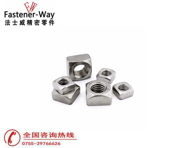 DIN557不銹鋼四方螺母正方形螺母10 DIN557不銹鋼四方螺母正方形螺母10