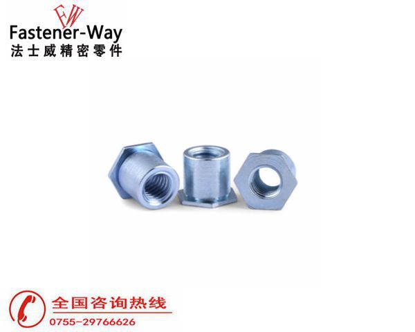 SO-M5-25碳鋼鍍鋅通孔壓鉚螺母柱 SO-M5-25碳鋼鍍鋅通孔壓鉚螺母柱